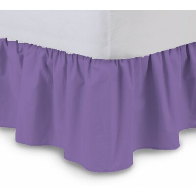 purple bed skirts